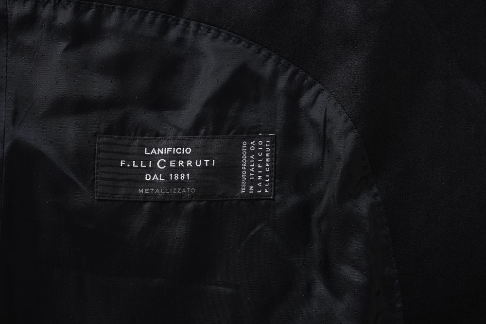 HUGO BOSS LANIFICIO CERRUTI marynarka smokingowa 100% wełna r. 52