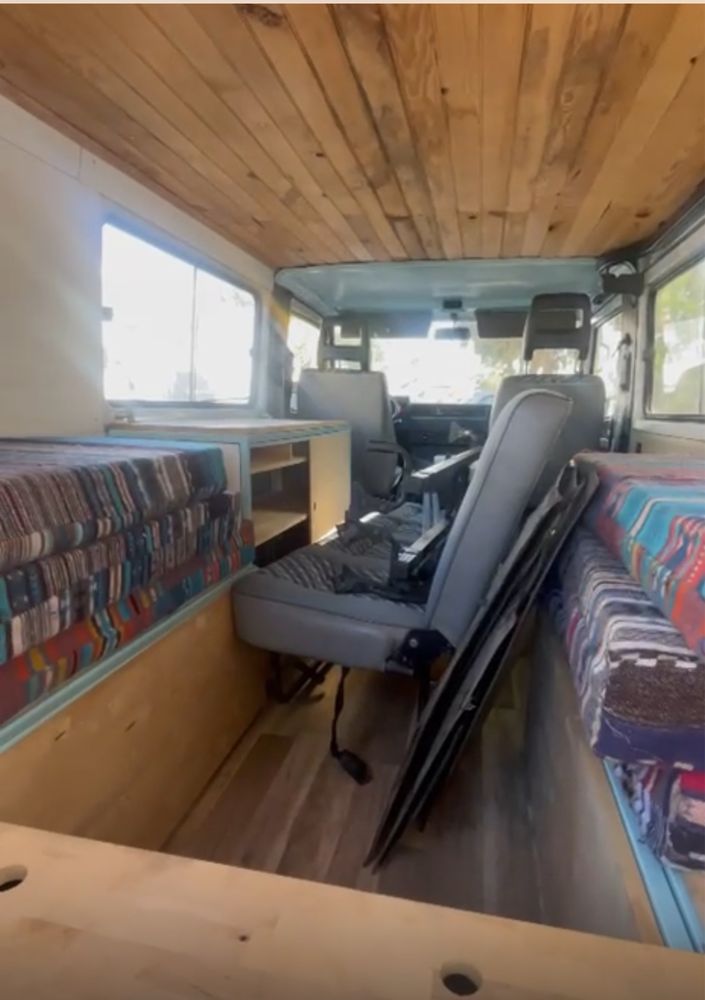 Campervan Mercedes Benz mb100 legalizada