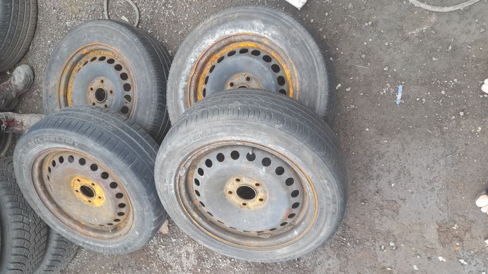 VW opony 16C wzmacniane koła Transporter + opony ET 2,5 6 1/2 4szt