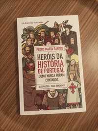 Livro "Heróis da História de Portugal como nunca foram contados"