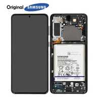 Ecra LCD Touch frame Samsung Galaxy S21 Plus SM-G996B - Preto Original