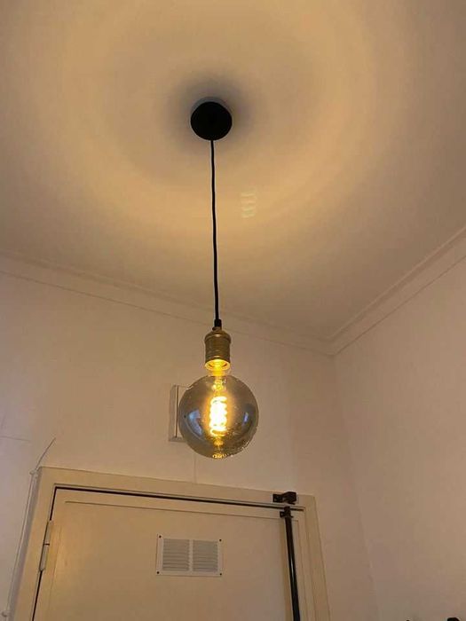 Candeeiro + Lâmpada industrial