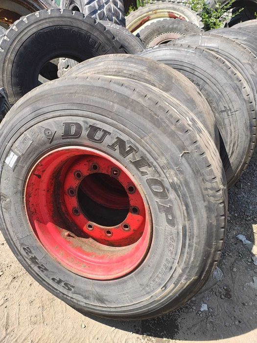 Koła 425/65R22.5 Dunlop SP242 przyczepa rolnicza tandem beczka