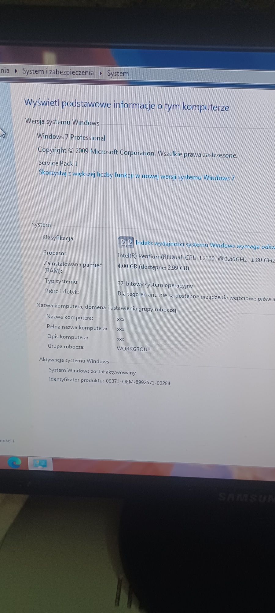 Sprzedam komputer PC