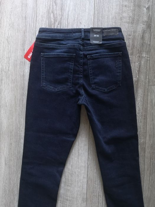 Spodnie nowe z metką Scotch & Soda jeans denim skinny fit granatowe