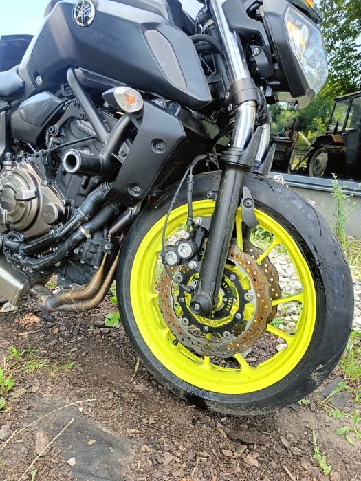 Yamaha MT-07, 2018r. A2 uszkodzona