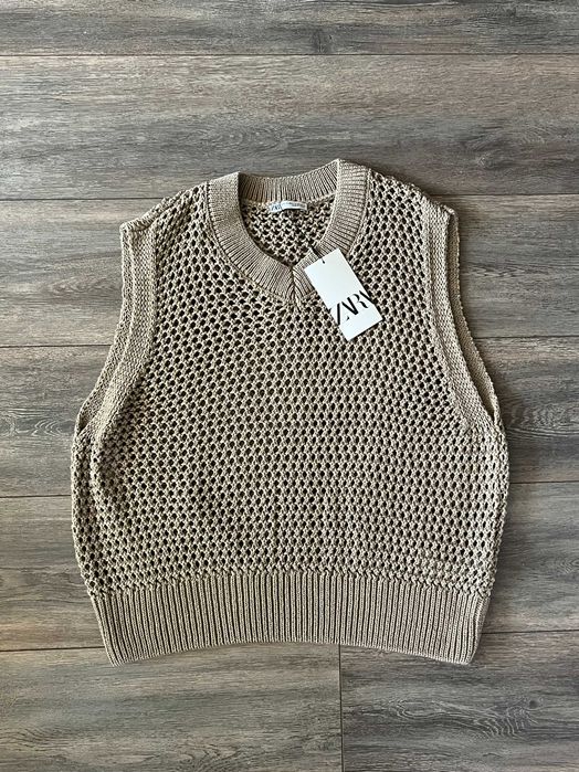Трикотажний жилет Zara (р. L-XL)