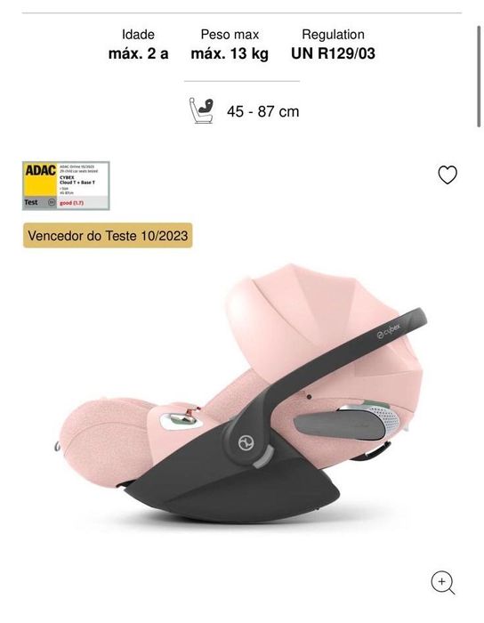 Ovo + Isofix Cybex novo
