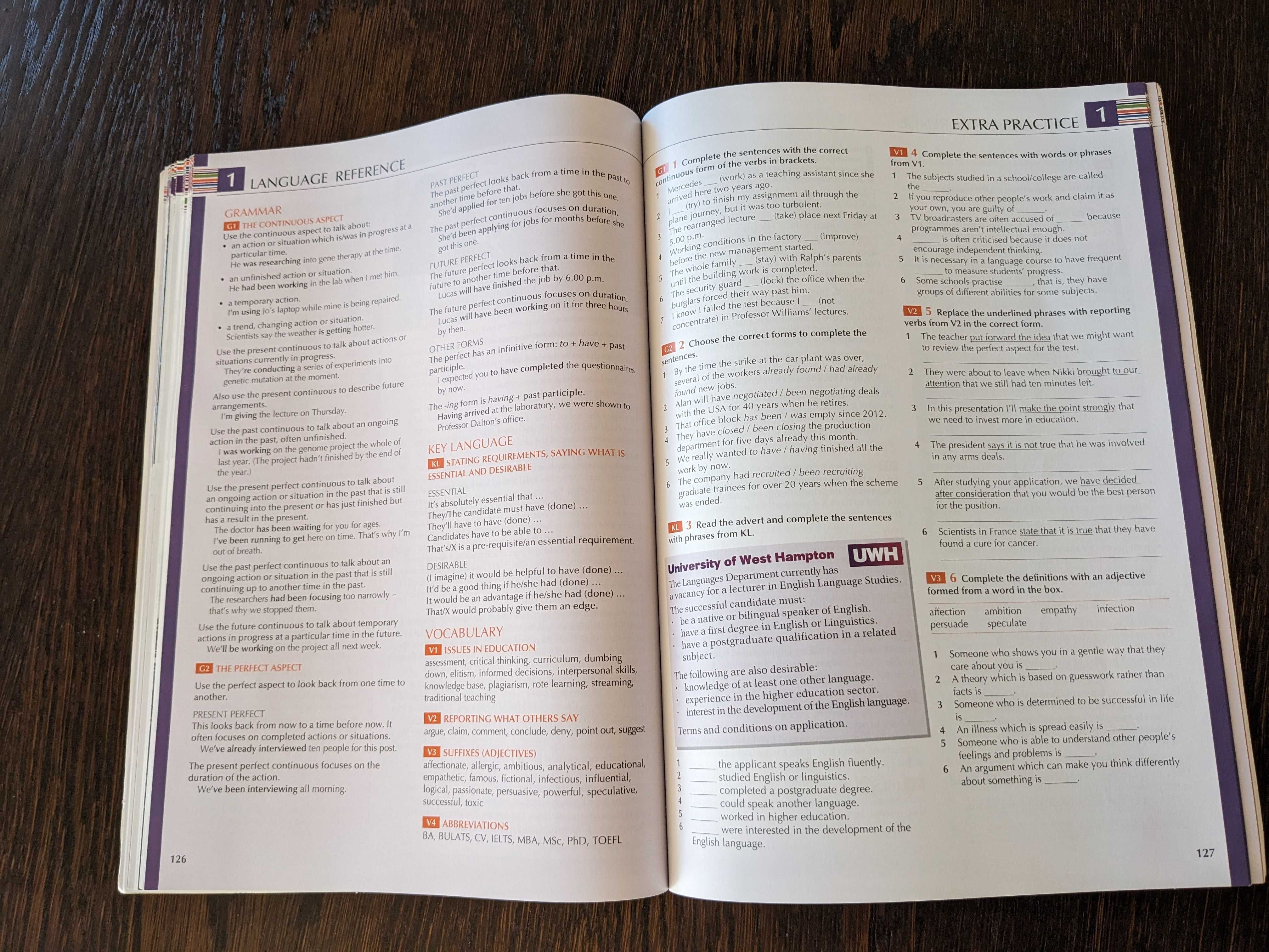 Ćwiczenia New Language Leader Advanced Cuorsebook pearson