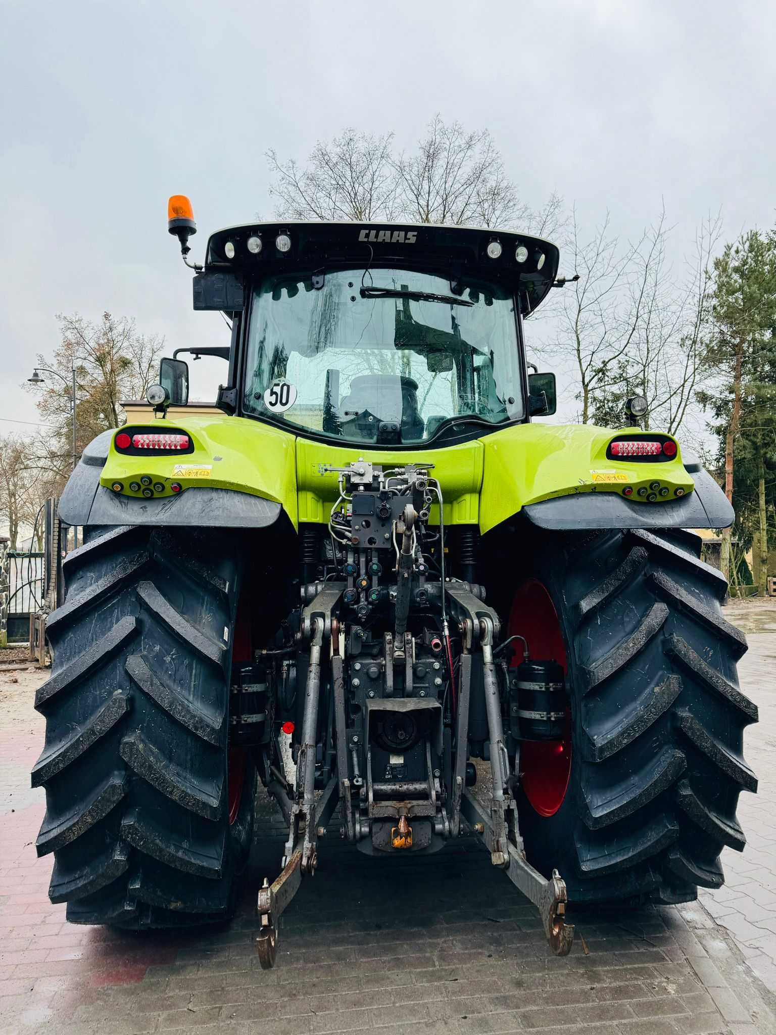 Claas Axion 830 CEBIS 235 koni 2014 rok pneumatyka nowe opony WOM TUZ