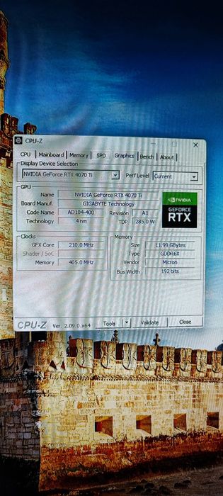 Gráfica 4070ti gigabyte