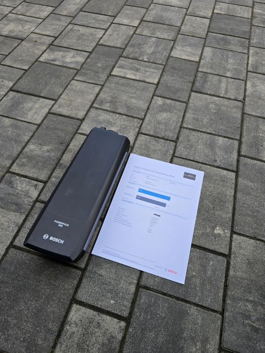 Bateria Akumulator BOSCH POWERPACK 500Wh na bagażnik 72 cykle 92% spra
