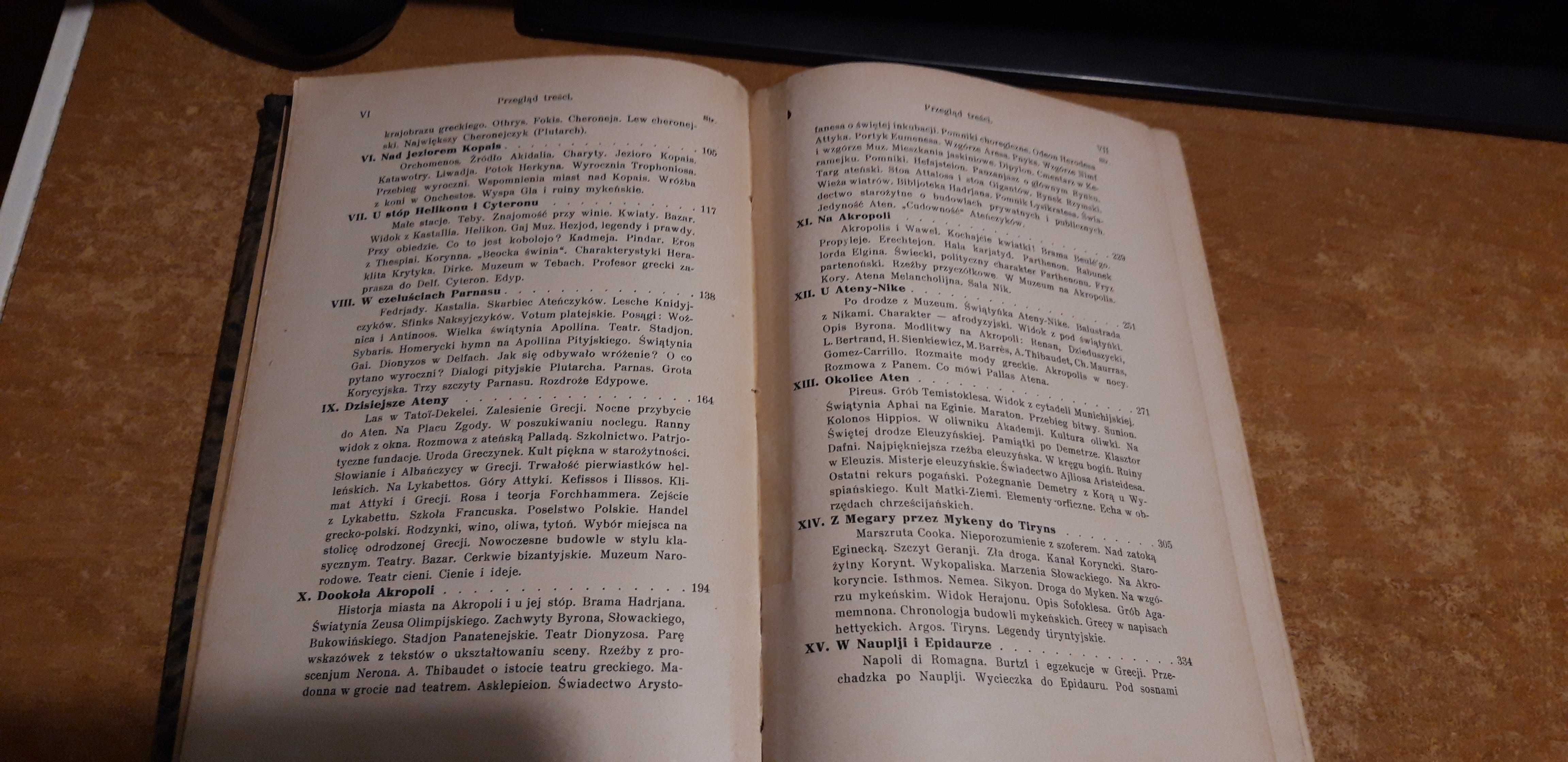 Wrażenia  z  Podróży  Greckiej -T. Sinko-  Lwów 1928,opr.,200rycin