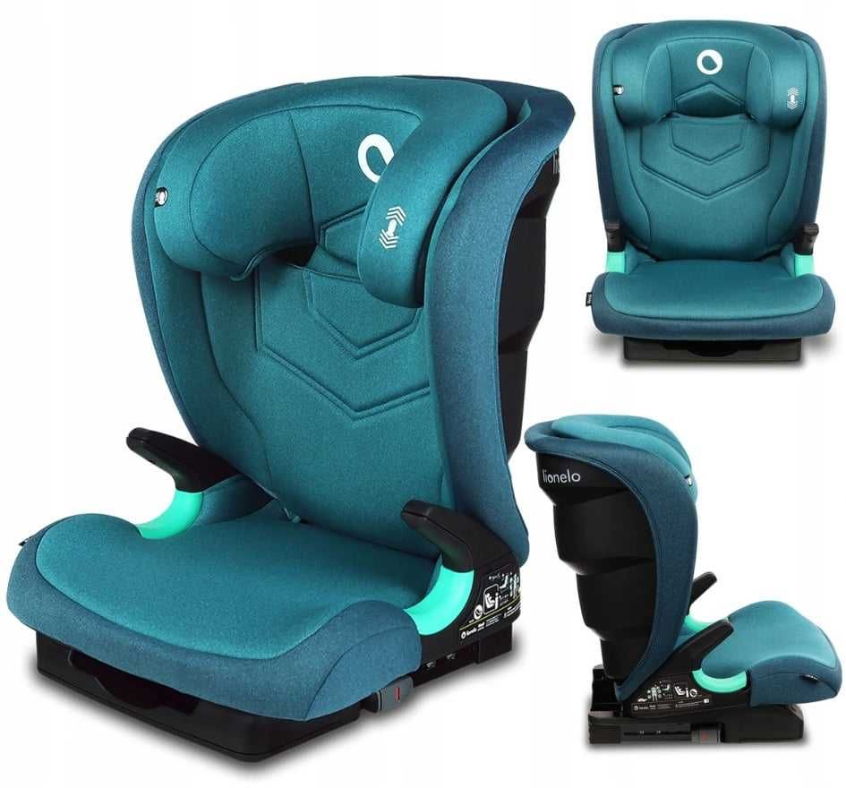 FOTELIK SAMOCHODOWY LIONELO NEAL I-Size 100-150 Cm Isofix, Pochylany