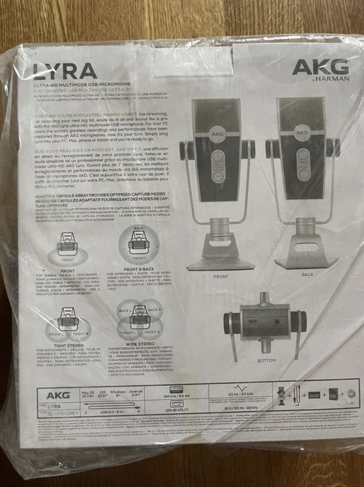 Мікрофон AKG Lyra C44 (C44-USB)  hyperx quadcast s