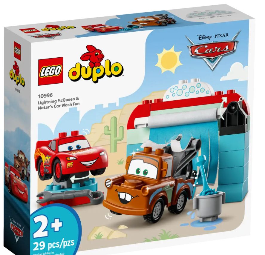 LEGO DUPLO 10996 Zygzak McQueen i Złomek myjnia