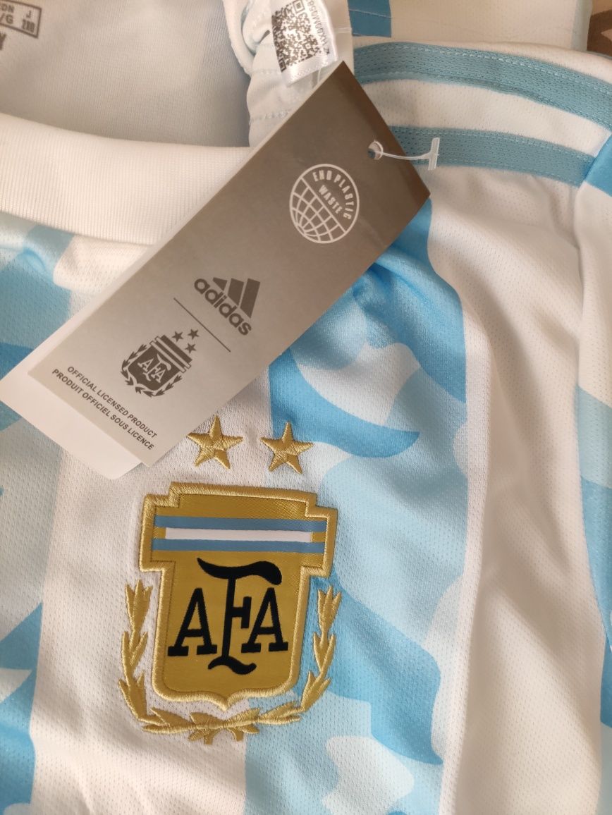 Argentyna r.L 2021/22 koszulka piłkarska DOM nowa, z metkami, outlet