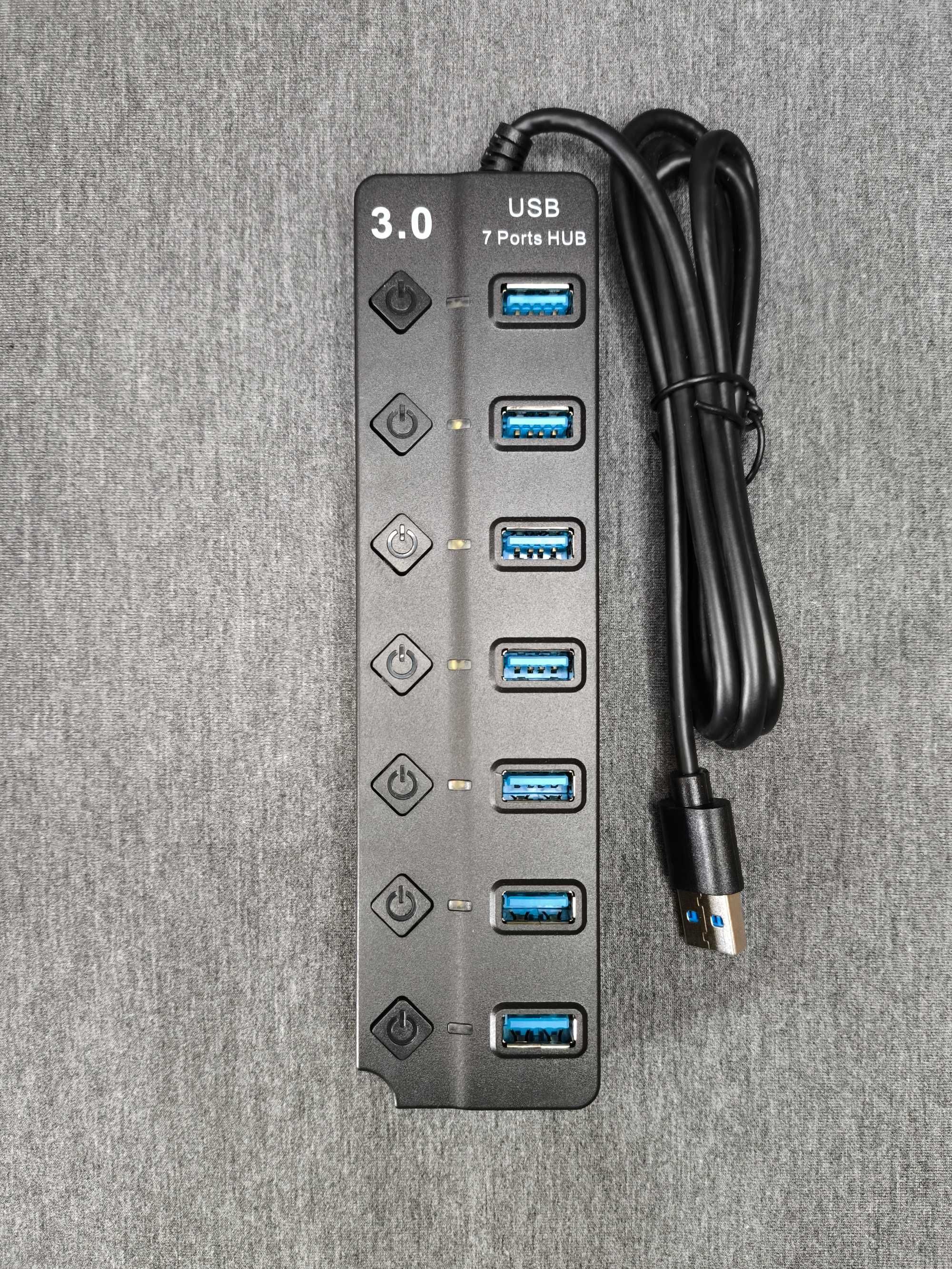 USB HUB разветвитель на 7 портов