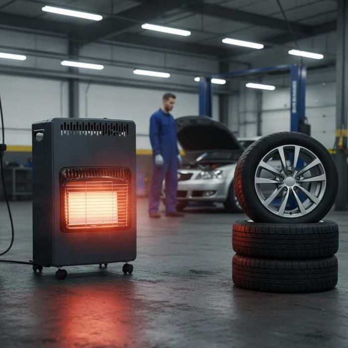 Piecyk Gazowy na Butlę Ogrzewacz Grzejnik Zestaw Reduktor Wąż 4,2kW