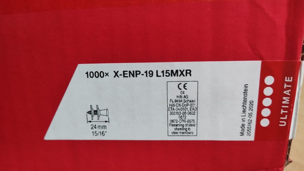 Hilti x-enp-9 L15mxr