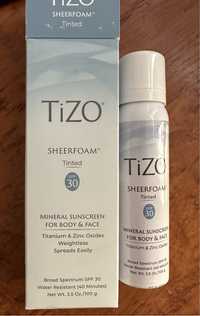 Tizo sheerfoam body & face tinted spf 30