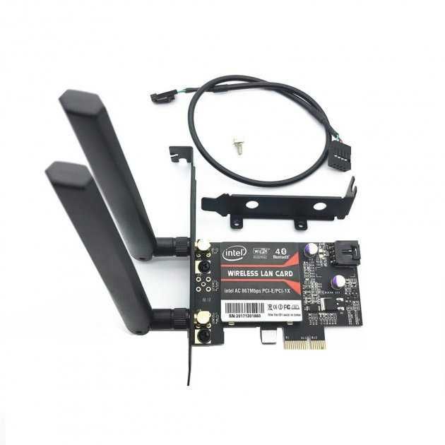 Сетевая карта Wi-Fi Intel 3160AC 2.4/5G 433Mbps Bluetooth 4.0 (Новая)