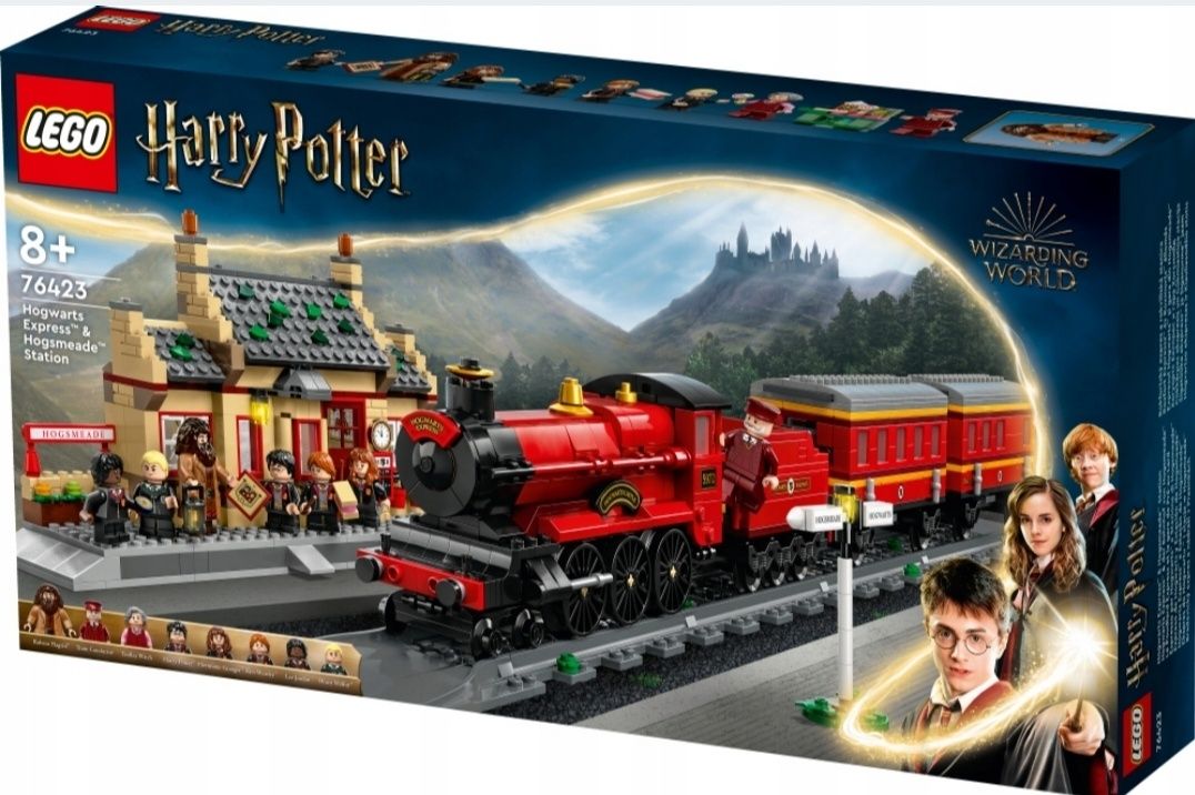 LEGO HARRY POTTER 76423 Ekspres do Hogwartu i stacja w Hogsmeade nowe