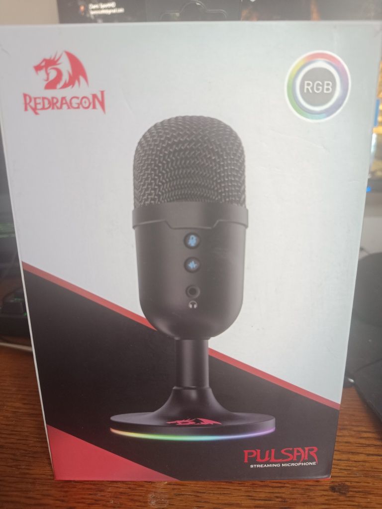 Sprzedam Mikrofon Redragon Pulsar RGB odbiór tylko Osobisty !!!