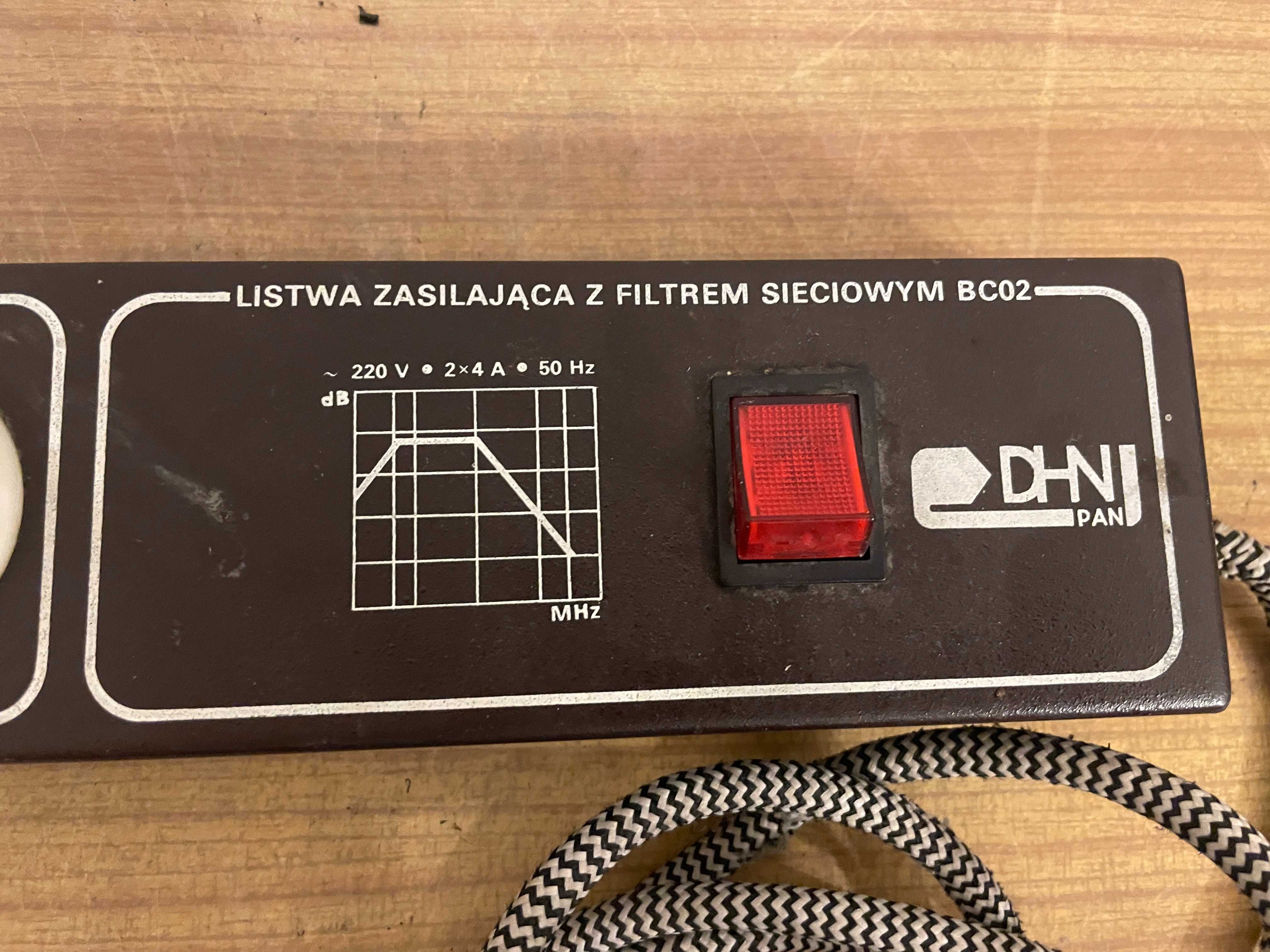 listwa zasilająca z filtrem sieciowym bc02 antyk prl