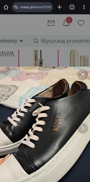 Skórzane trampki noosy 38