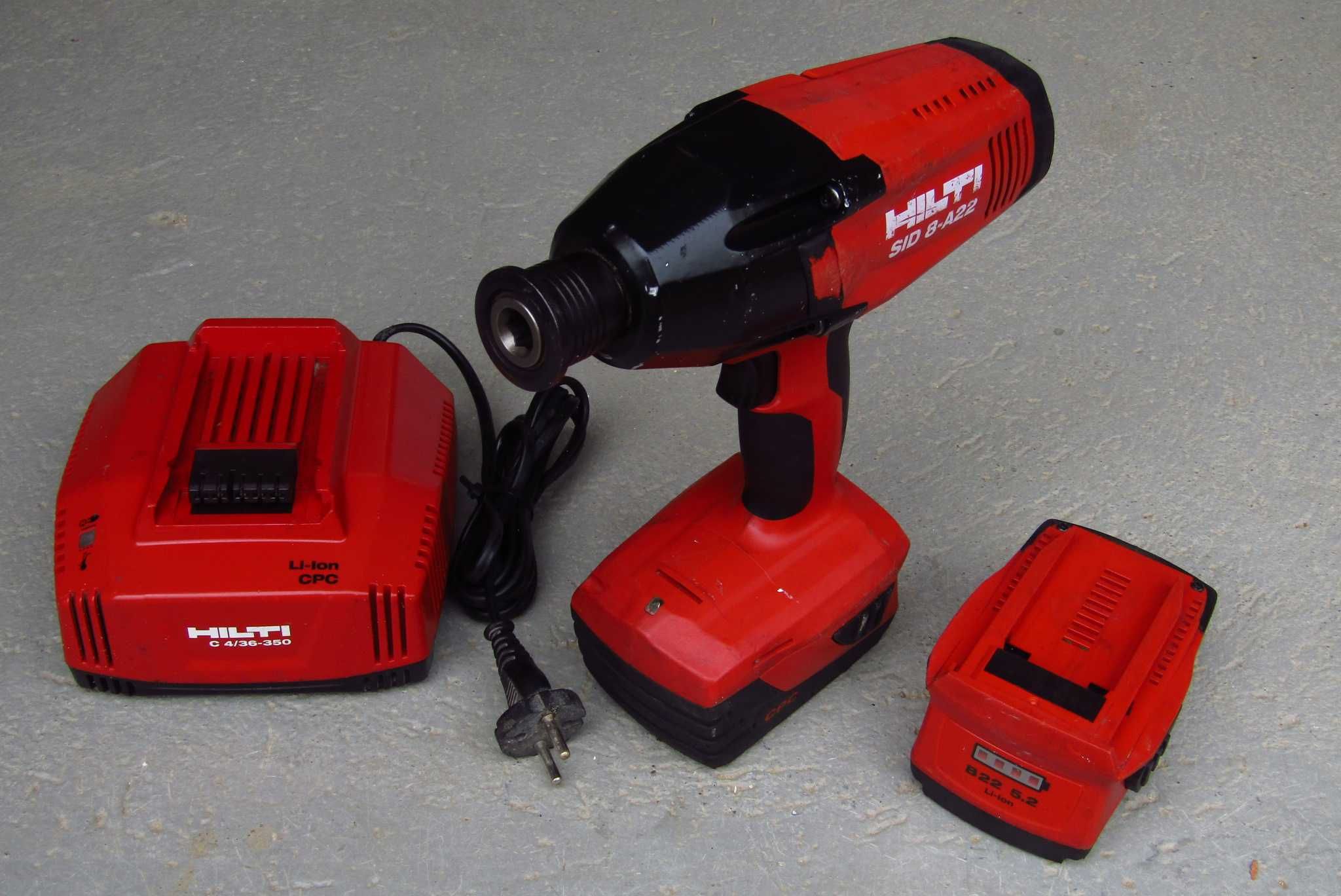 HILTI zakrętarka udarowa SID 8-A22    UDAROWA SZEŚCIOKĄTNA