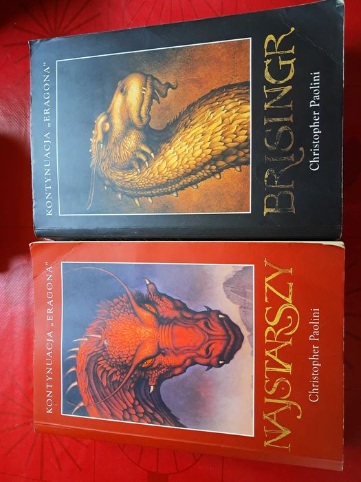Christopher Paolini kontynuacja "Eragona"- " Najstarszy" i "Brisingr"