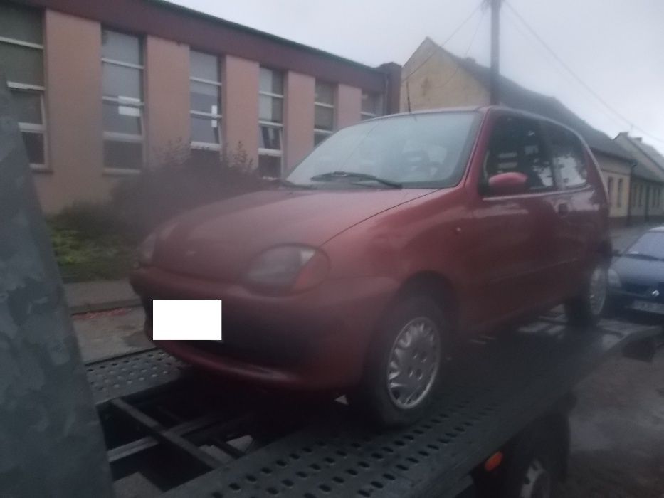 fiat seicento przeznaczony na części 900 rudy metalik