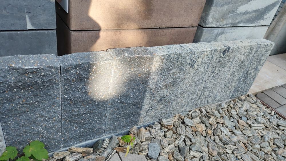 Palisada łupana Palisady łupane krawężnik brukarstwo obrzeże obrzeża