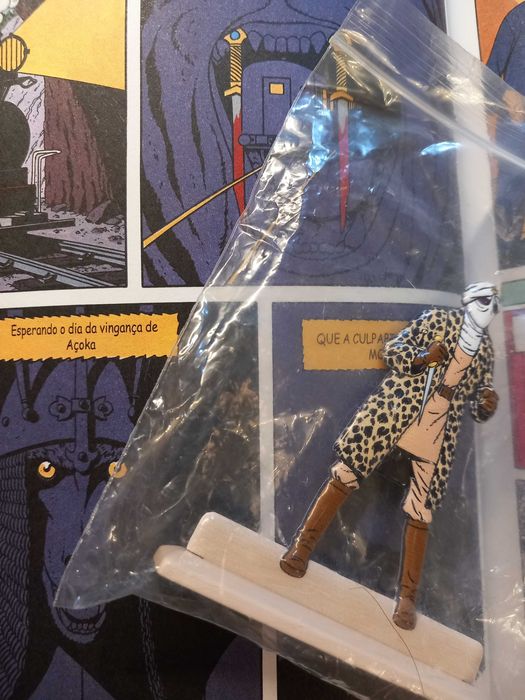 Figura de metal " Blake e Mortimer : Açoka ", Studio Jacobs, 2020