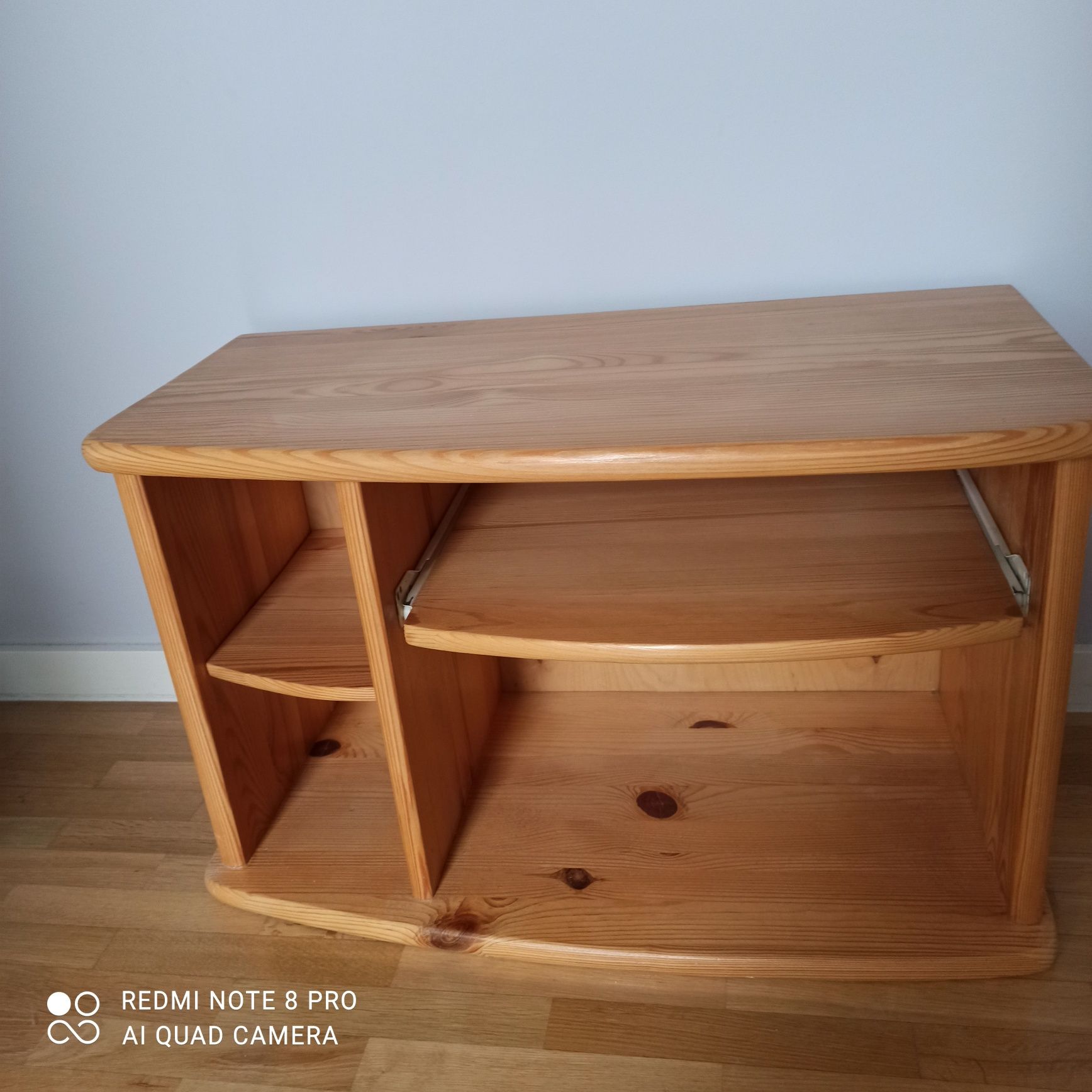 Mini biurko drewniane sosnowe