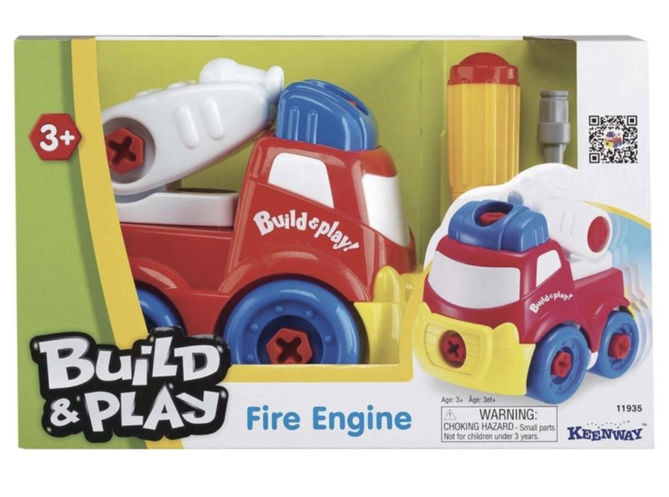 Конструктор Keenway «Строй и играй. Пожарная машина».