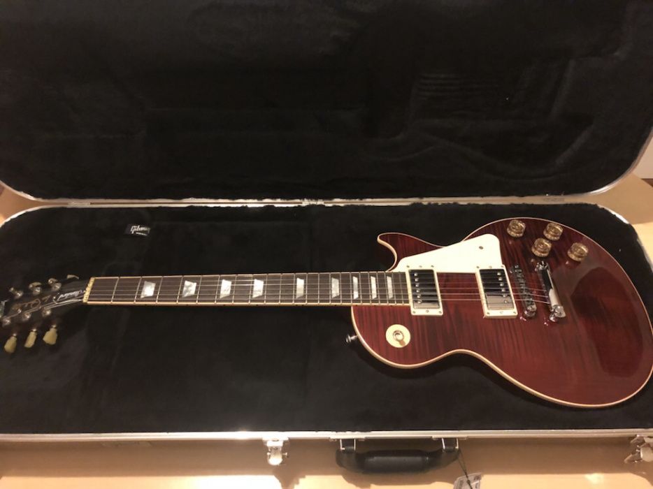 Guitarra Gibson Les Paul Standard 2015 -Wine Red *Guitarra e cor rara*