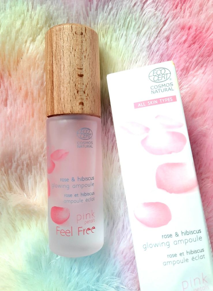 Feel Free Rose&Hibiscus Nawilżające Rozświetlające Serum W Ampułce