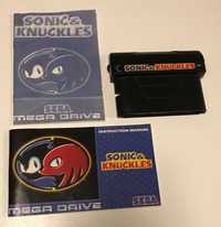 Jogo SEGA MEGADRIVE "SONIC & NUCKLES" Original / 1993 - Sem caixa