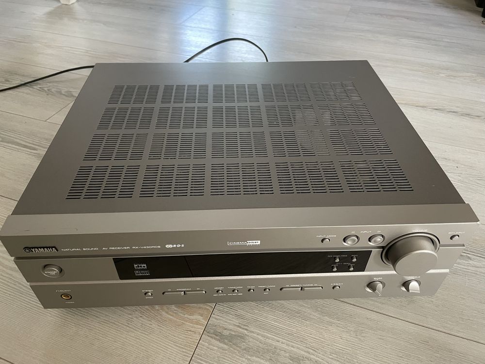 Wzmacniacz Yamaha RX-V430RDS amplituner srebrny yst-sw005 nx-c230