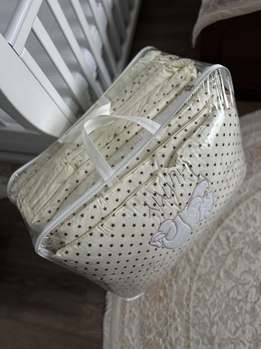 Набір в дитяче ліжечко новий підходить як для дівчинки та хлопчика