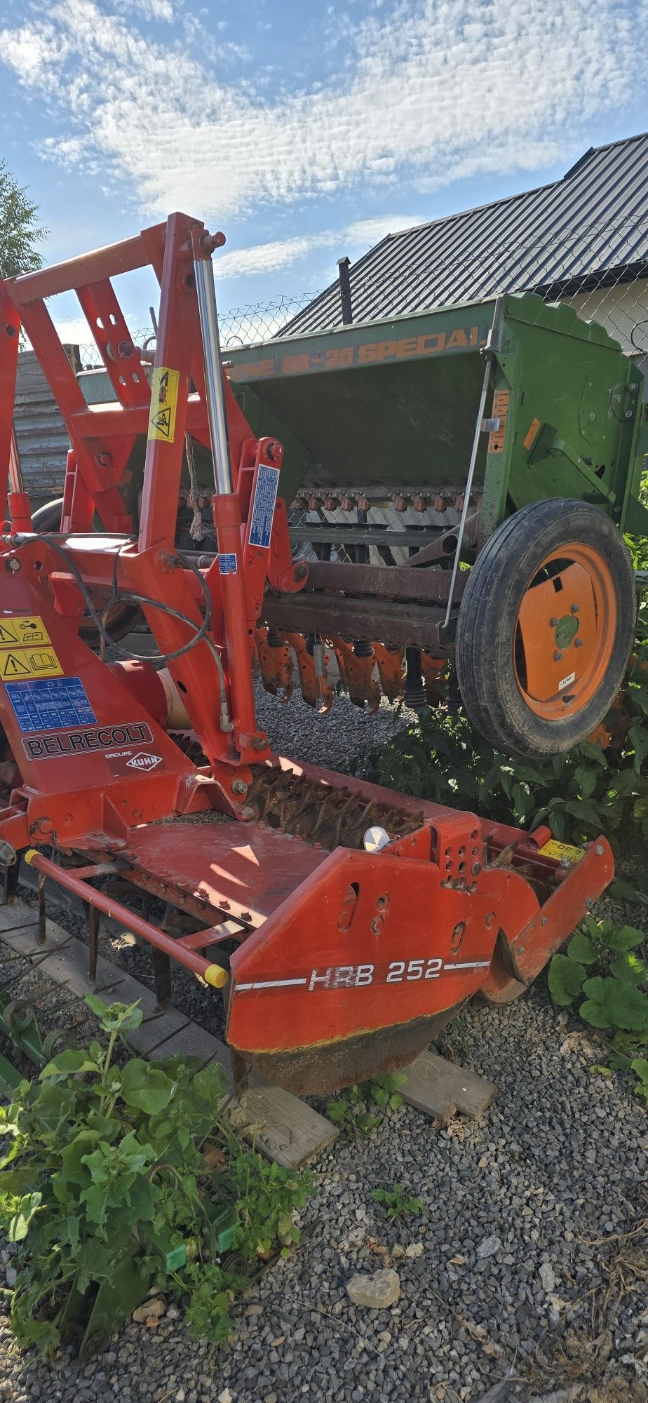 Agregat uprawowo-siewny Kuhn HRB 252 .Amazone D8-25