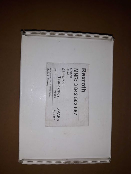 Przegub, podpora Rexroth 3.842.502.687 do profili 60x60, rowek 10 mm