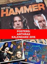 Metal Hammer 2016 - The Cult, Plakaty: Anthrax i Kalendarz 2016