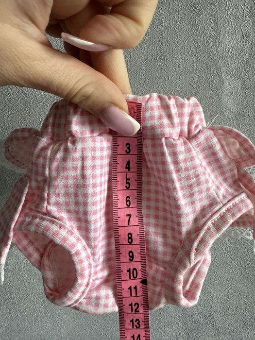 трусы-юбка с рюшами многоразовые для мини собак