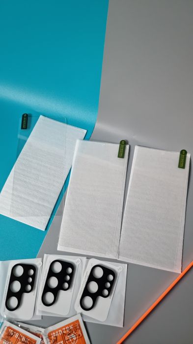 Szkło do Samsung Galaxy S25 Ultra + Szkło Aparatu 9H 3+3szt ramka mont