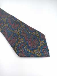 Borsalino jedwabny krawat paisley f5