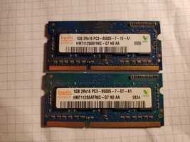 Оперативна пам'ять 2x1GB SO-DIMM DDR3 1066MHz Hynix 2Rx16 PC3 8500S