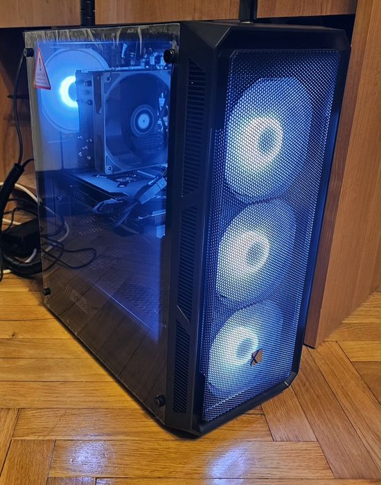 RTX4070 SUPER Ryzen 7500F 32GB RAM 1TB SSD Win11 komputer gamingowy